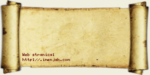 Trnjina Brošković vizit kartica